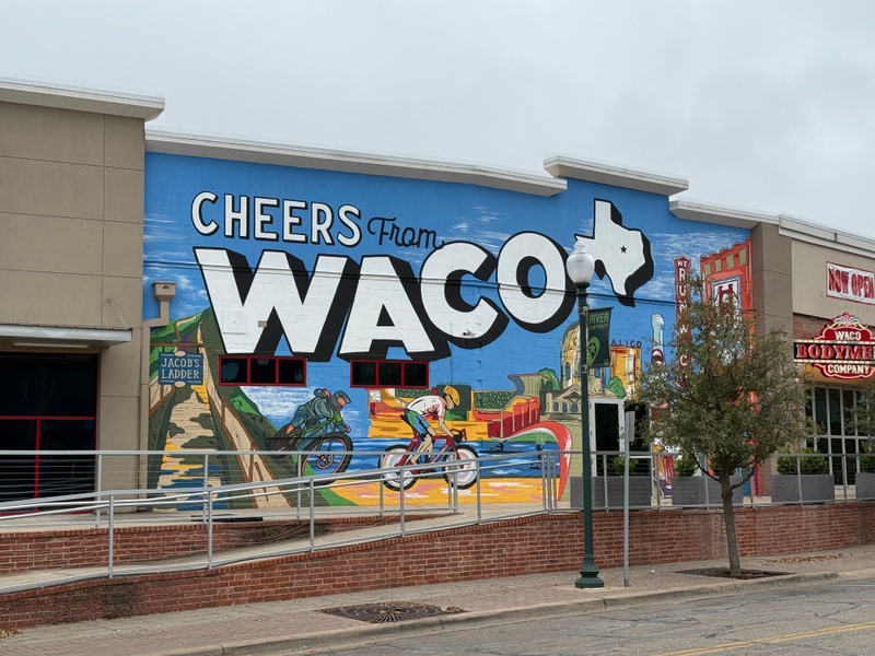 mural in Waco by artist unknown.