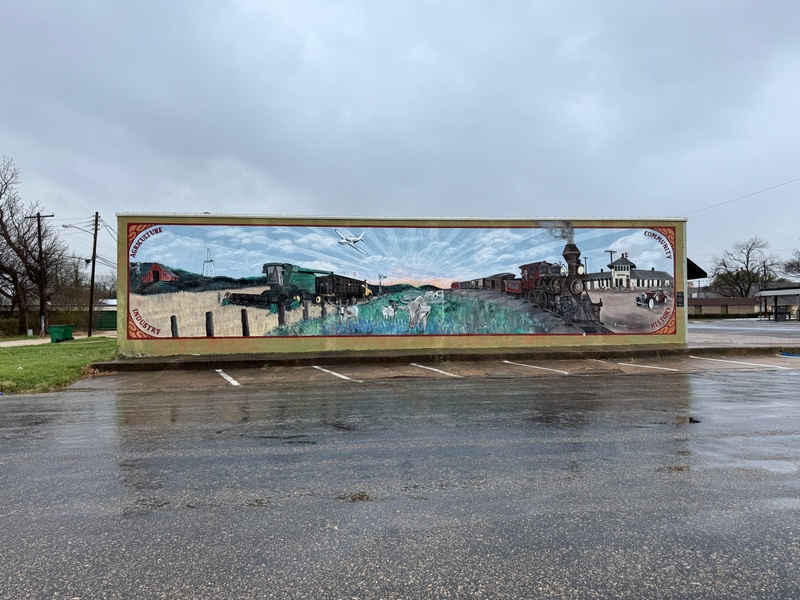 mural in McGregor by artist unknown.