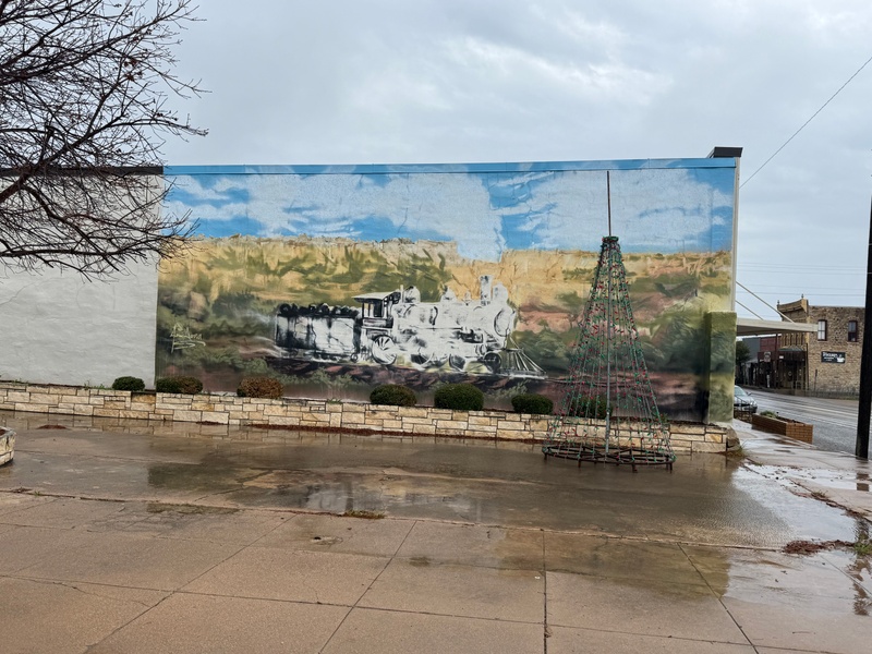 mural in Santa Anna by artist unknown.