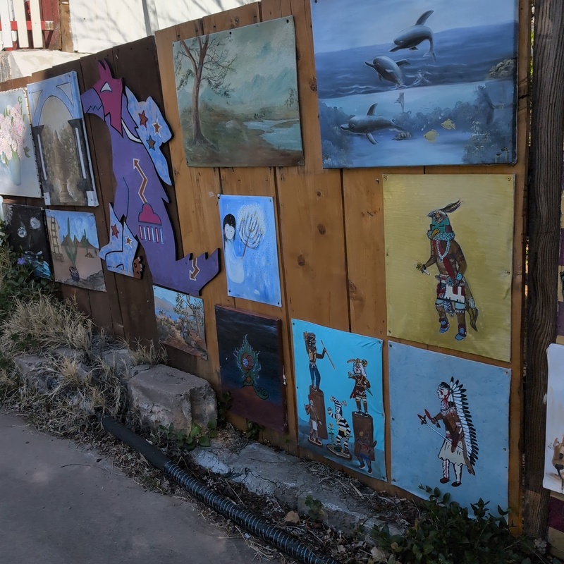 mural in Bisbee by artist unknown.