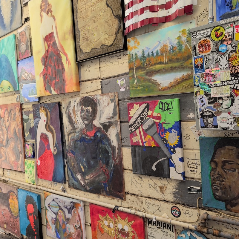 mural in Bisbee by artist unknown.