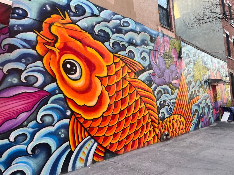 mural in  by artist unknown.