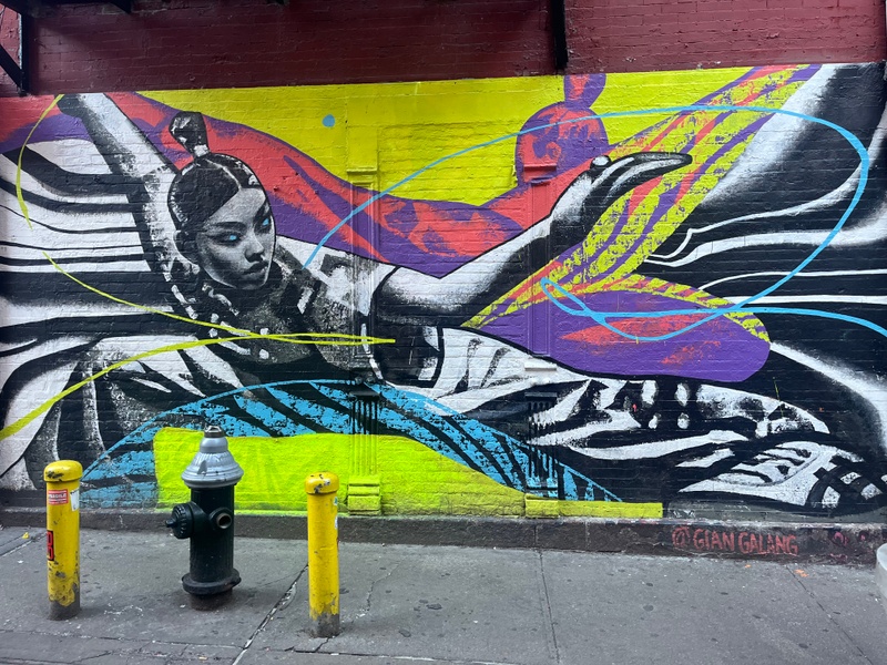mural in New York by artist Gian Galang.