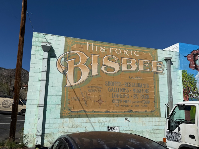 mural in Bisbee by artist unknown.