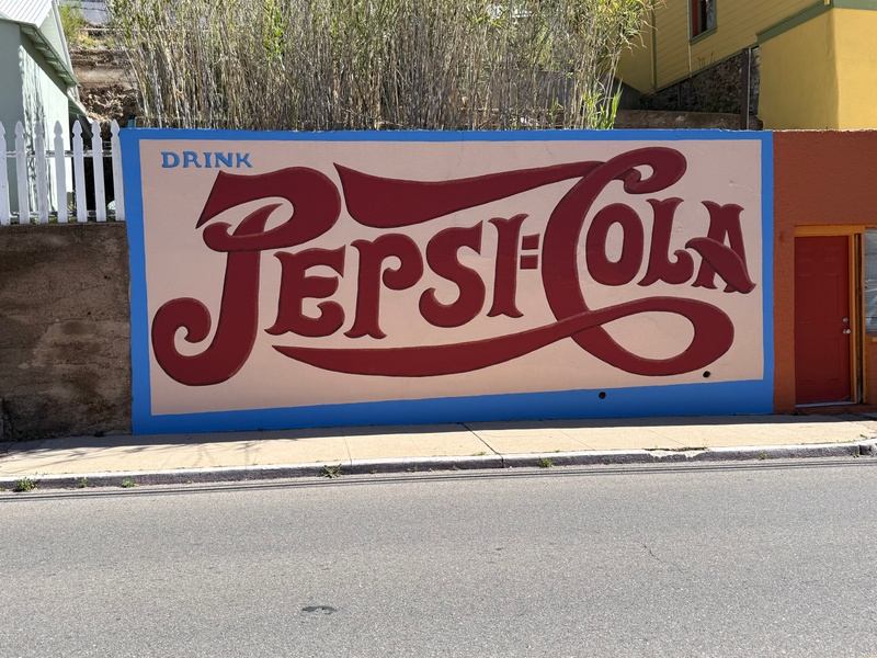 mural in Bisbee by artist unknown.