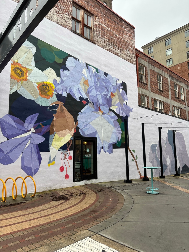 mural in Wilmington by artist unknown.
