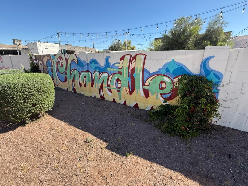 mural in Chandler by artist unknown.