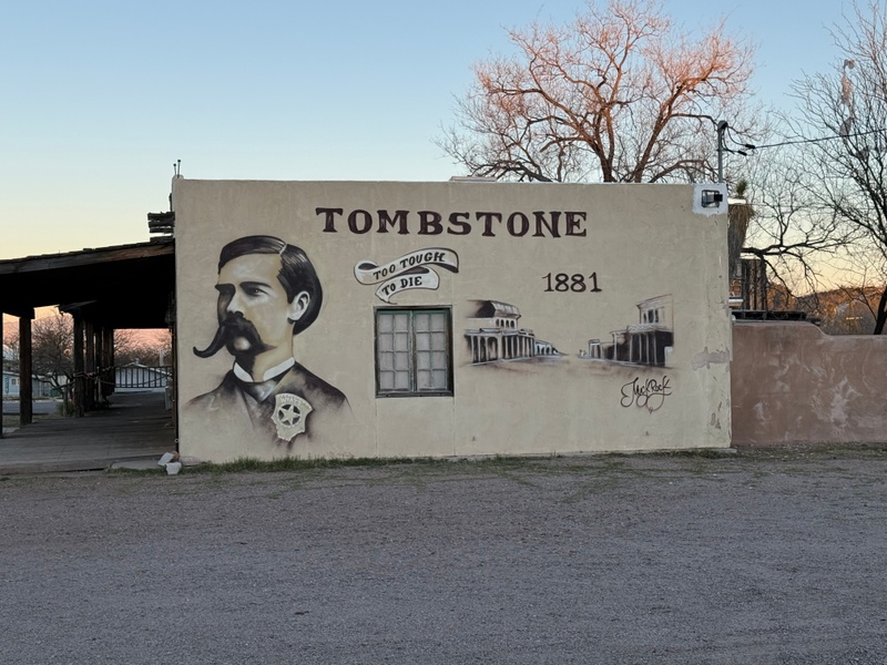 mural in Tombstone by artist unknown.