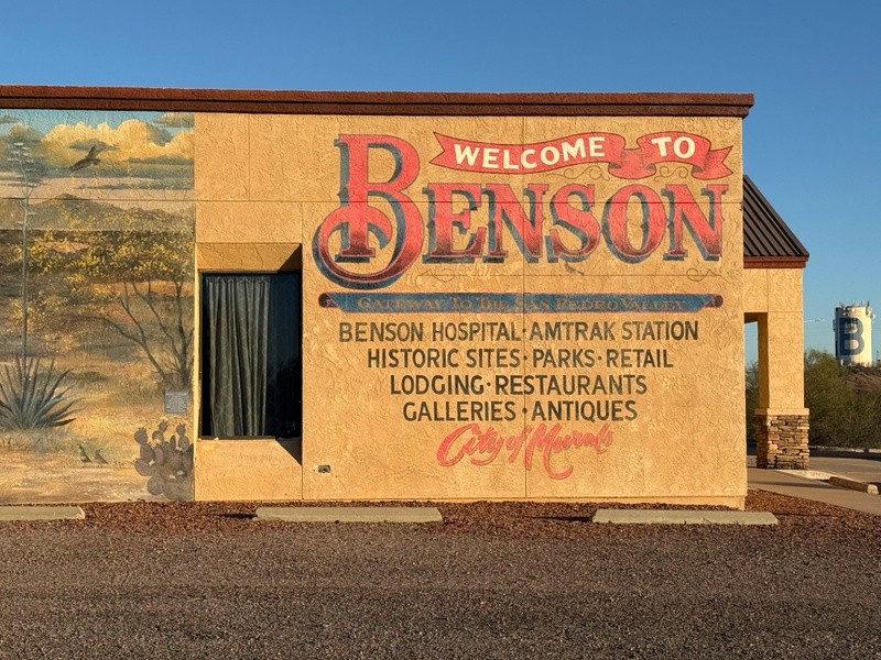 mural in Benson by artist unknown.