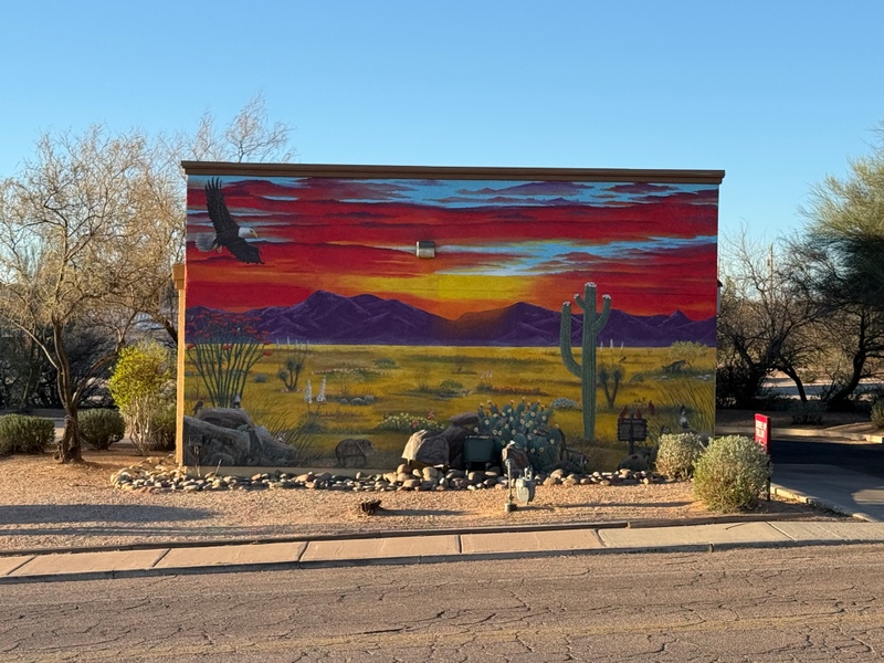 mural in Benson by artist unknown.