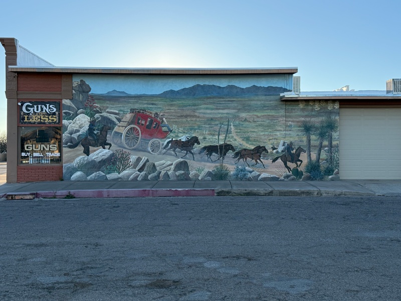 mural in Benson by artist unknown.