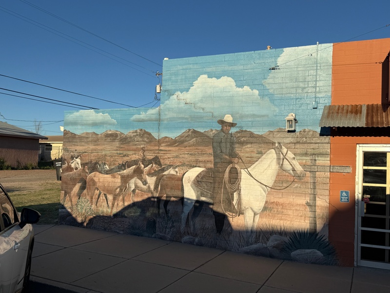 mural in Benson by artist unknown.