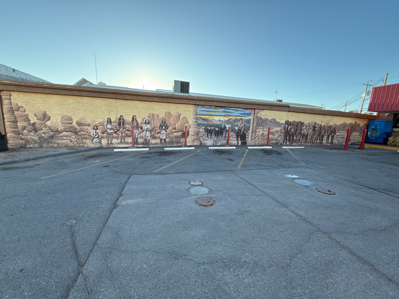 mural in Benson by artist unknown.