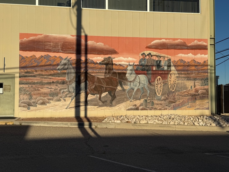 mural in Benson by artist unknown.