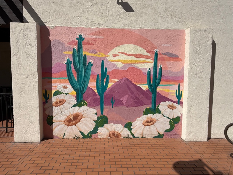 mural in Scottsdale by artist unknown.
