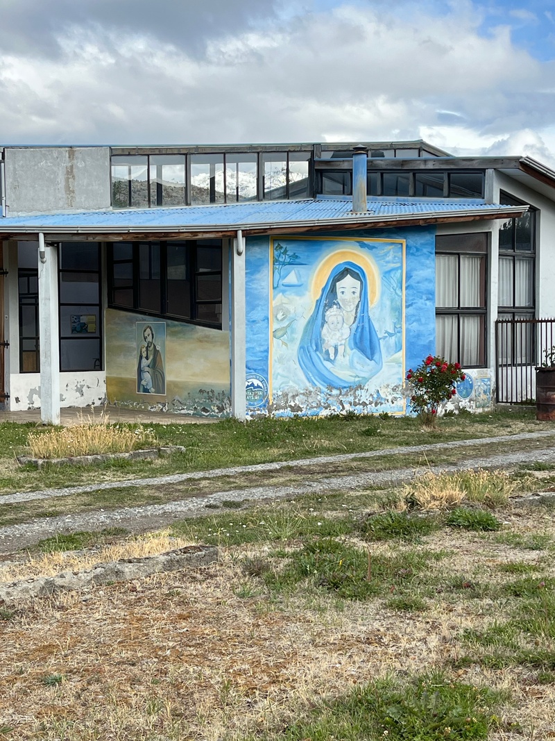 mural in Cochrane by artist unknown.