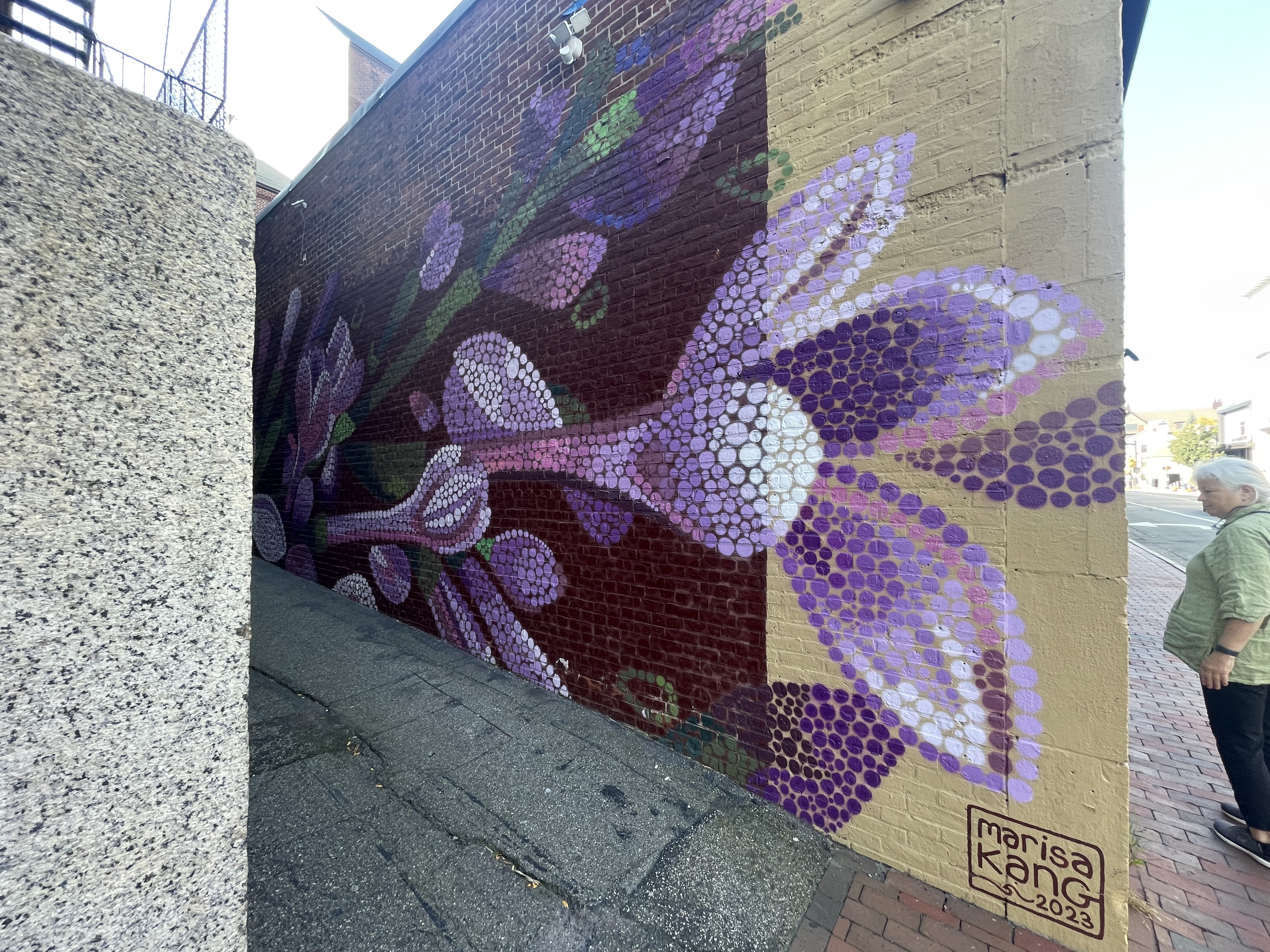 mural in Portsmouth by artist Marisa Kang.