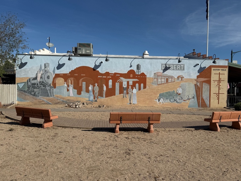 mural in Gilbert by artist unknown.