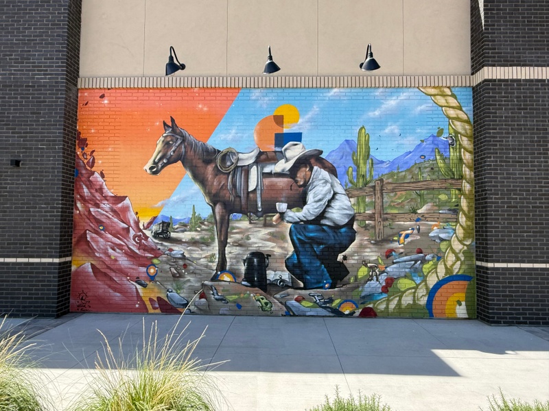 mural in Gilbert by artist unknown.