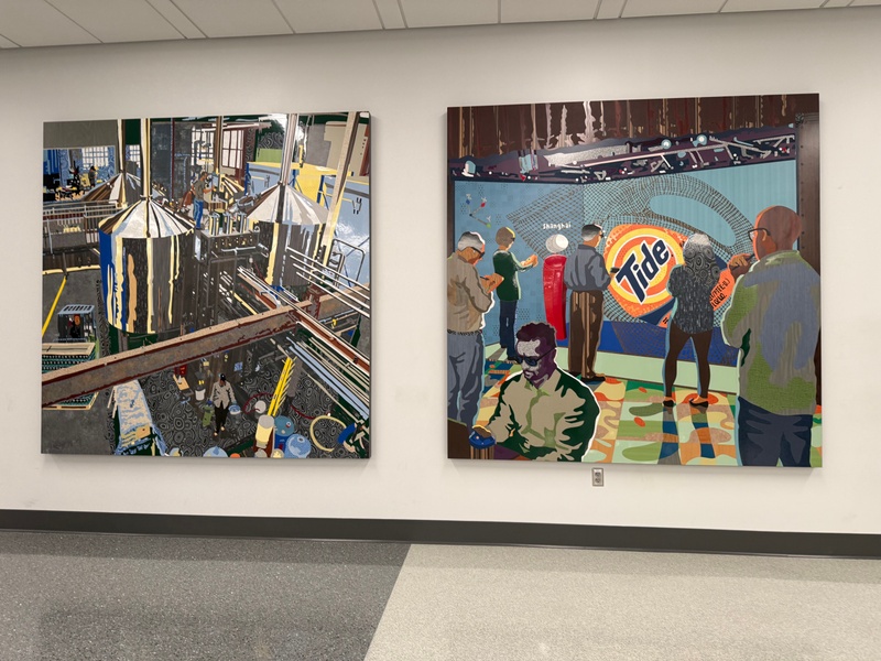 mural in Burlington by artist unknown.