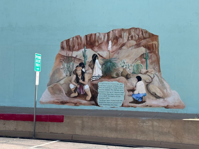 mural in Superior by artist unknown.