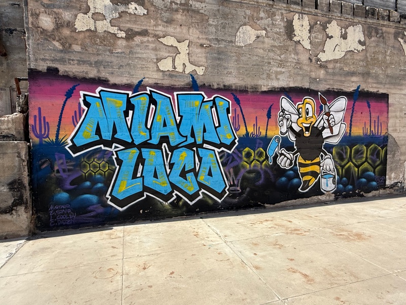 mural in Miami by artist unknown.