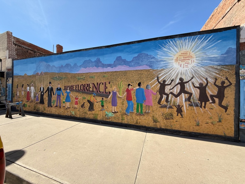 mural in Coolidge by artist unknown.
