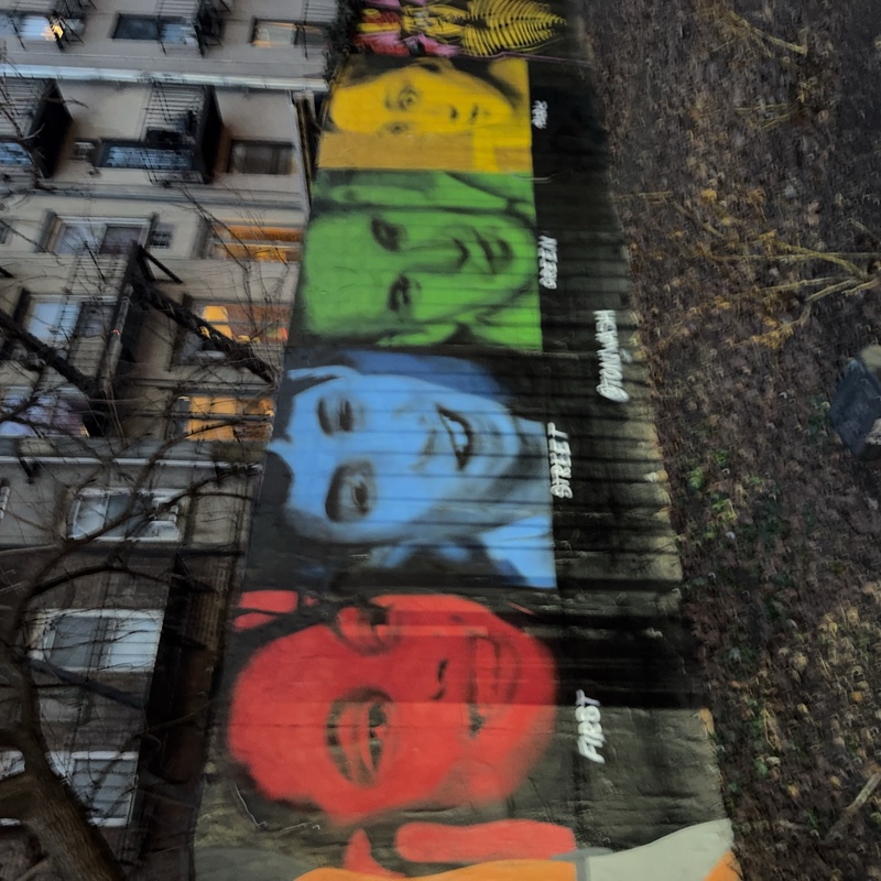 mural in New York by artist unknown.