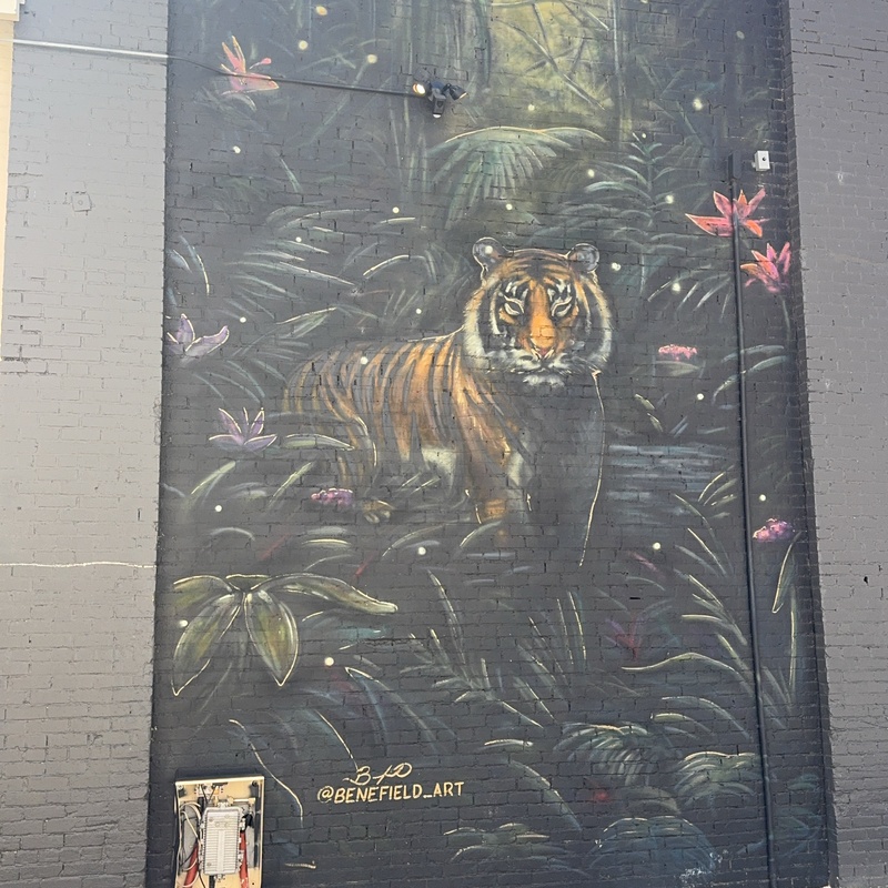 mural in Huntsville by artist Ryan Benefield.