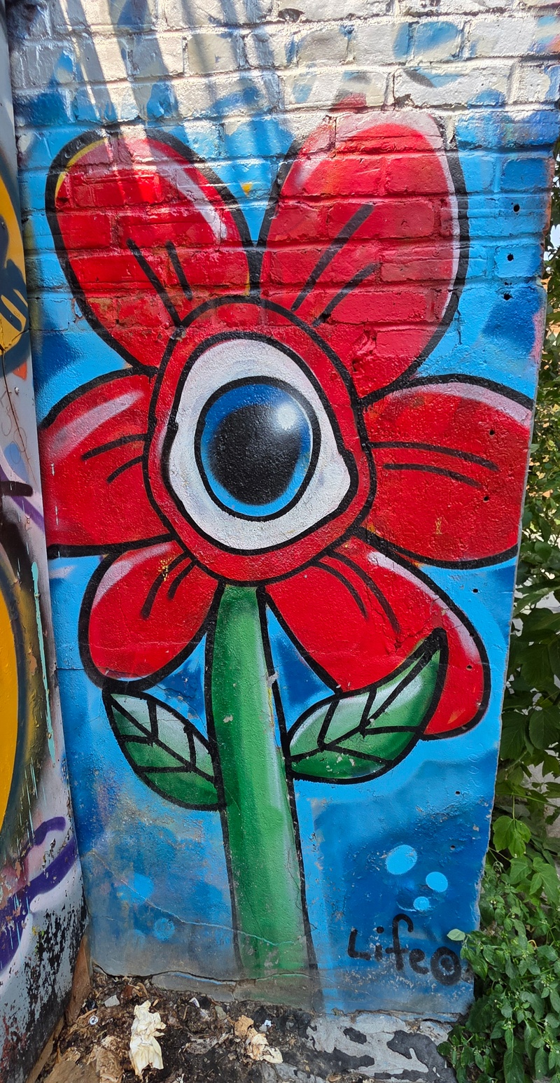 mural in Montréal by artist unknown.