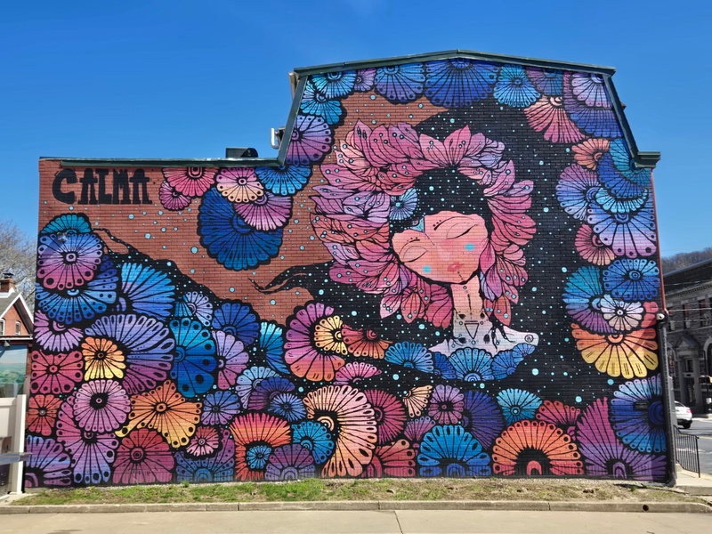 mural in Bethlehem by artist unknown.