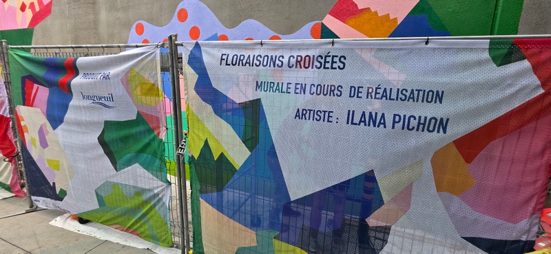 mural in Longueuil by artist unknown.
