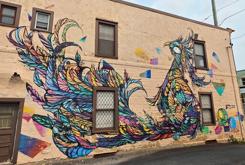 mural in Ottawa by artist unknown.
