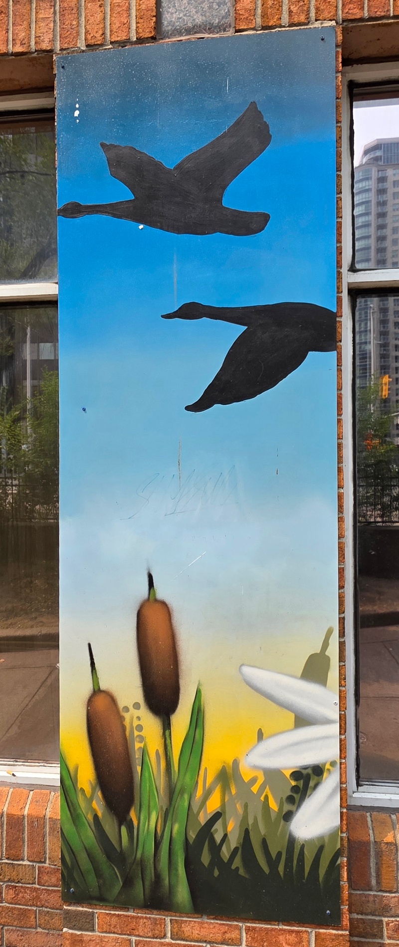 mural in Ottawa by artist unknown.