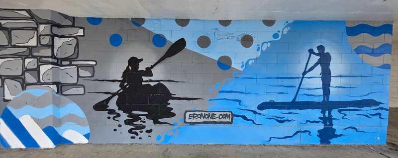 mural in Kingston by artist unknown.