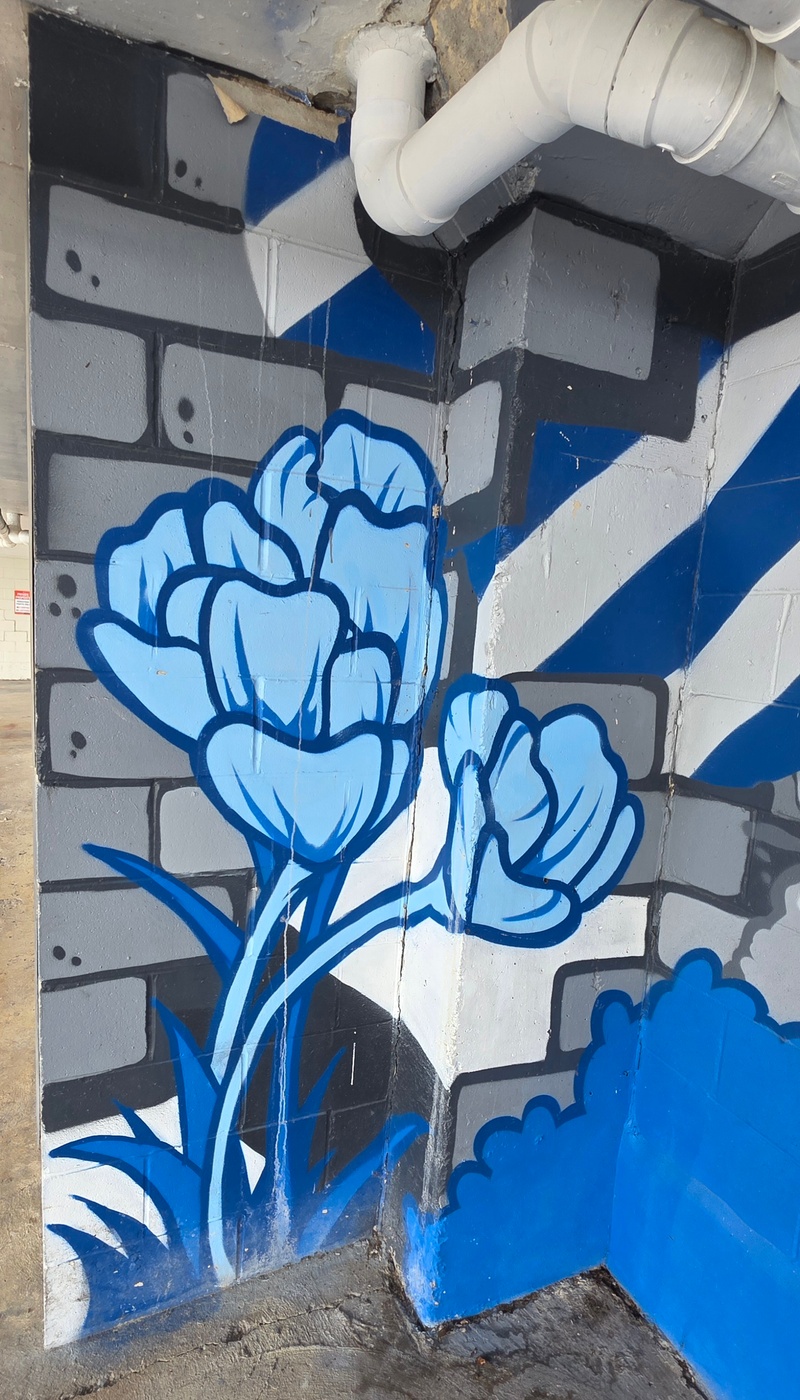 mural in Kingston by artist unknown.