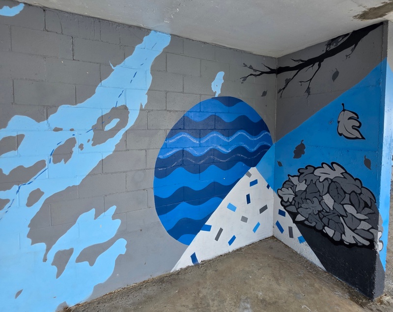 mural in Kingston by artist unknown.