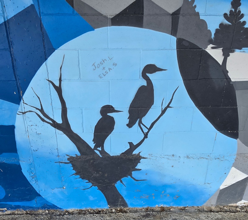 mural in Kingston by artist unknown.