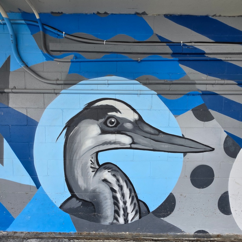 mural in Kingston by artist unknown.
