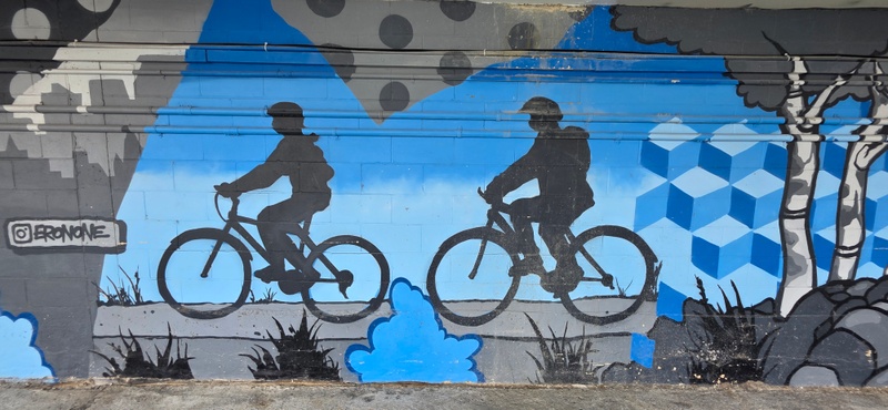 mural in Kingston by artist unknown.