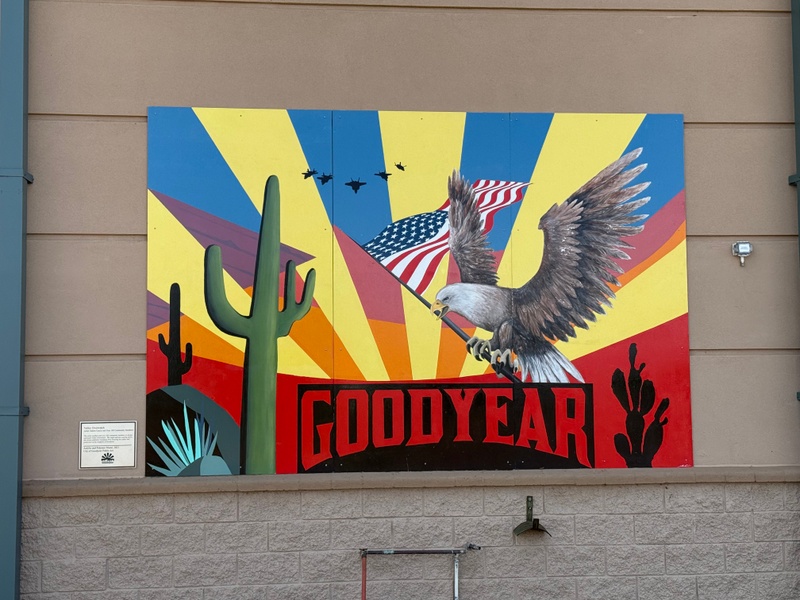 mural in Goodyear by artist unknown.