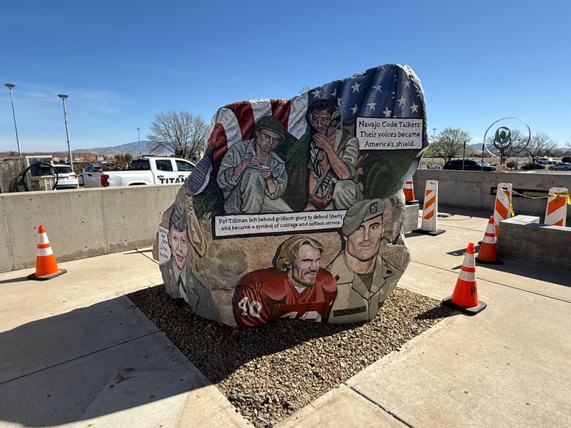mural in Prescott Valley by artist unknown.