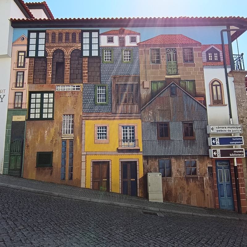 mural in Amarante by artist unknown.