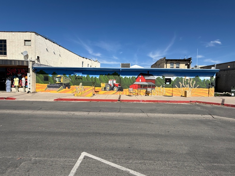mural in Logan by artist unknown.