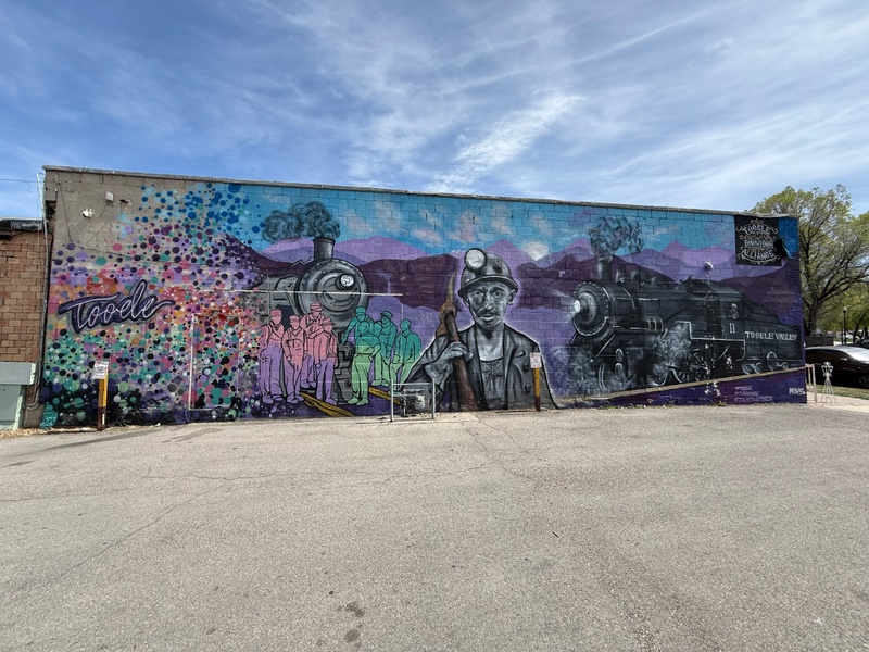 mural in Tooele by artist unknown.