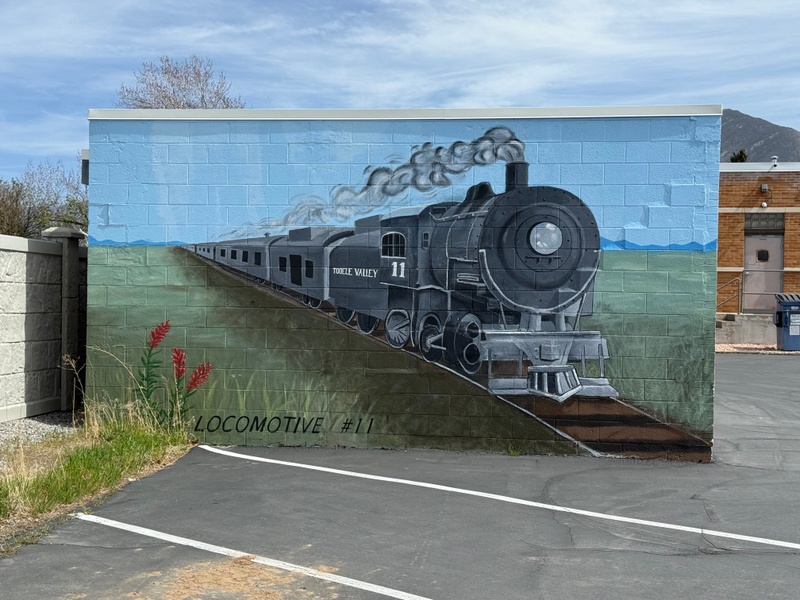 mural in Tooele by artist unknown.