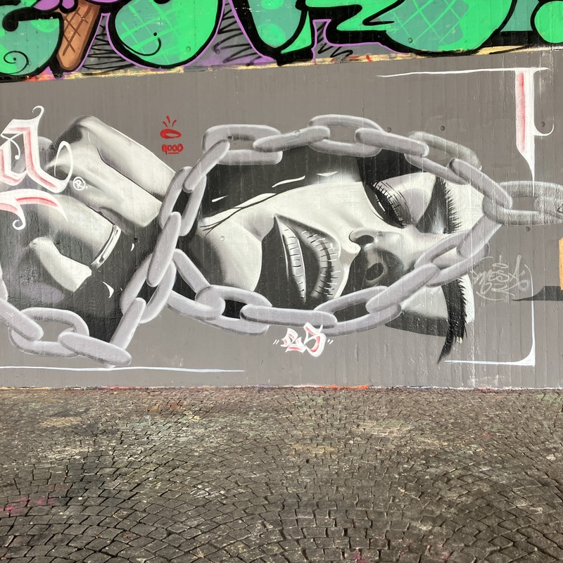 mural in Konstanz by artist unknown.
