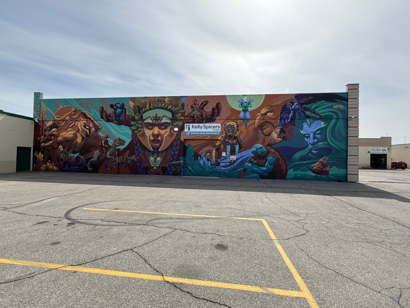 mural in South Salt Lake by artist unknown.