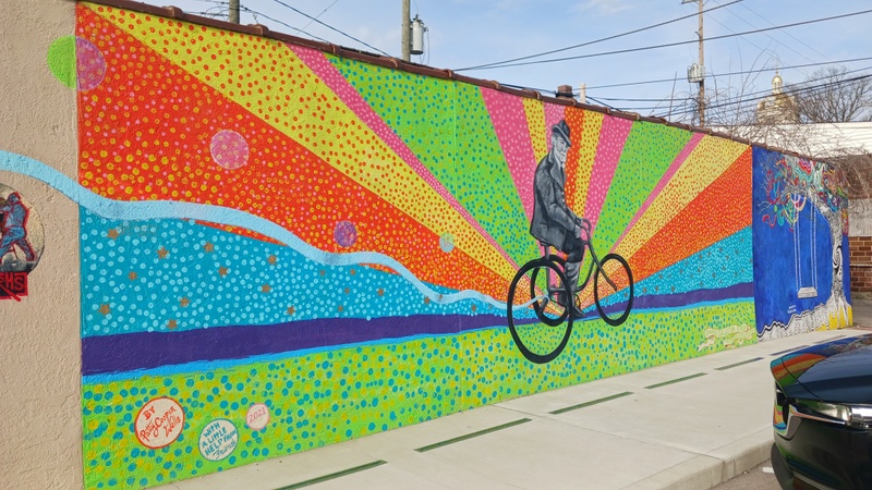 mural in Madison by artist unknown.