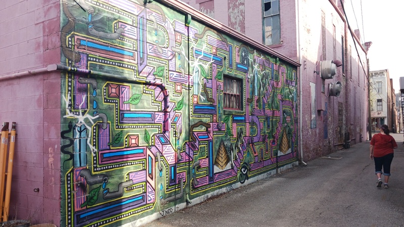 mural in Madison by artist unknown.